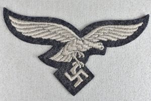 Standard Luftwaffe embroidered breast eagle