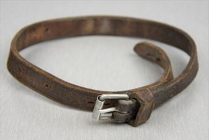 Luftwaffe leather equipment strap 'Mantelriem'