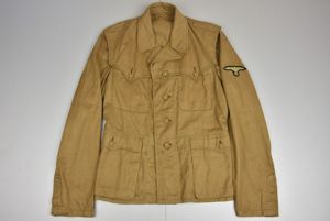 MINT Waffen-SS tropical 'Sahariana' feldbluse 1943