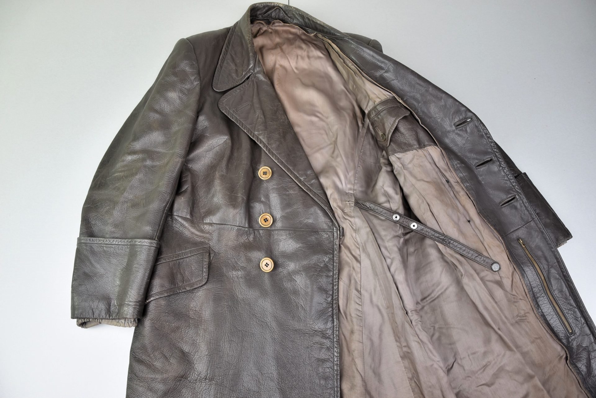 Wehrmacht/SS leather officer coat — image 10