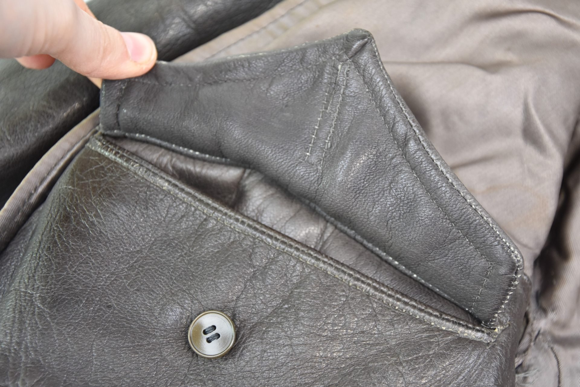 Wehrmacht/SS leather officer coat — image 21