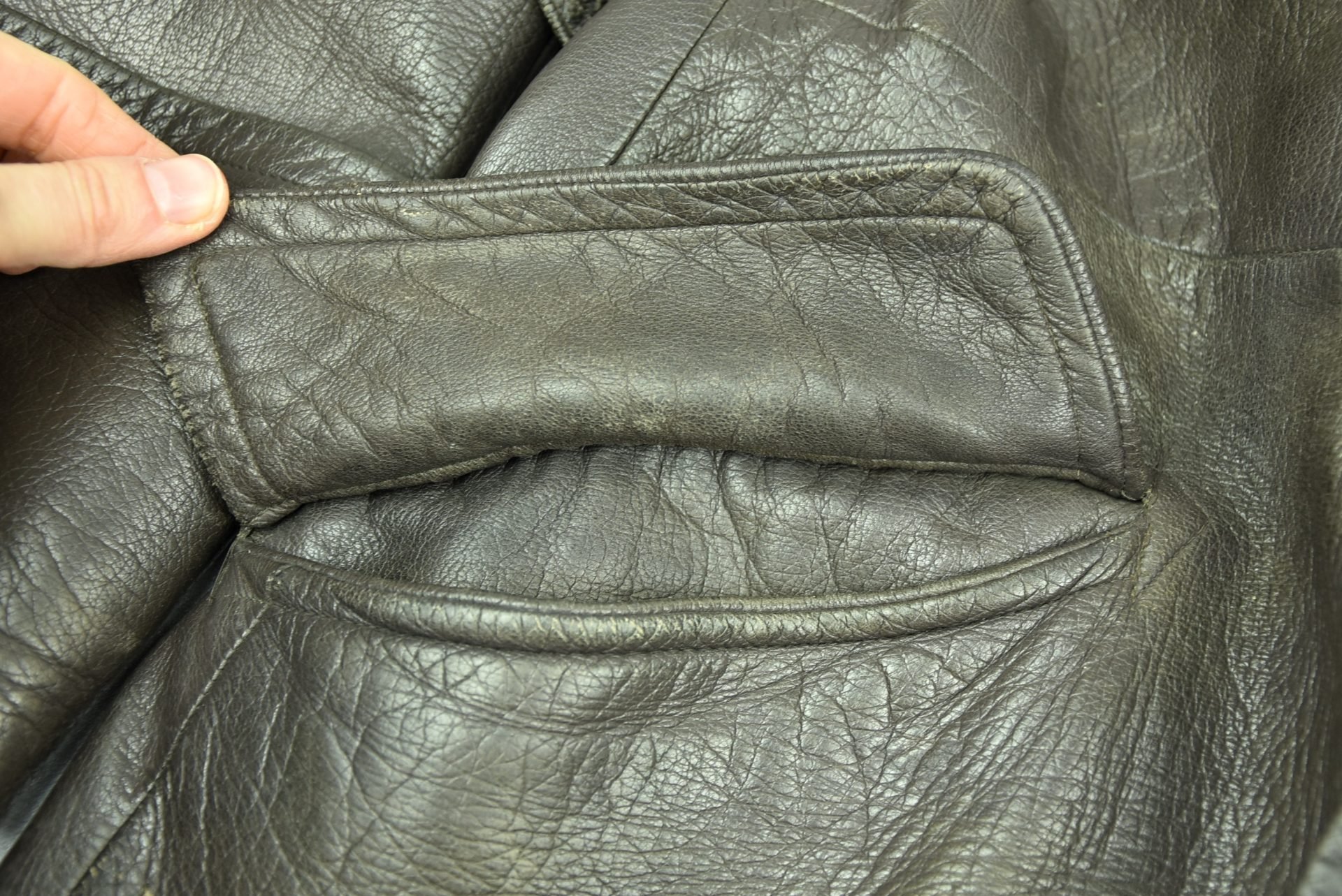 Wehrmacht/SS leather officer coat — image 6