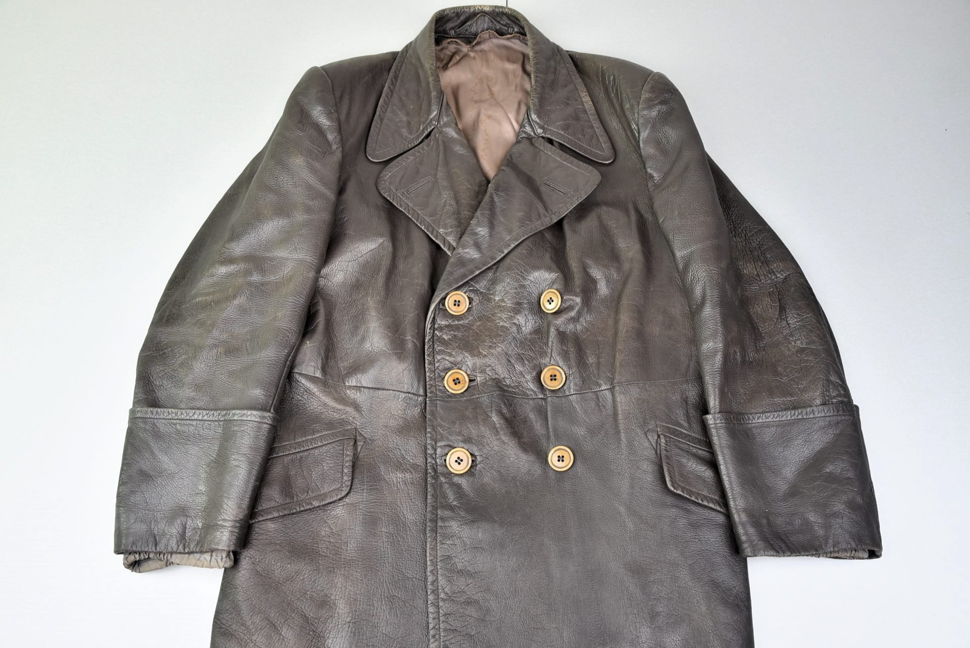 Wehrmacht/SS leather officer coat — image 9