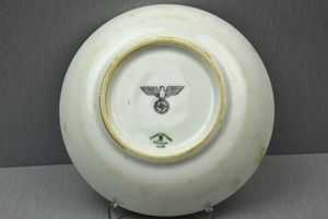 Nazi small porcelain salade plate by Johann Haviland 1938