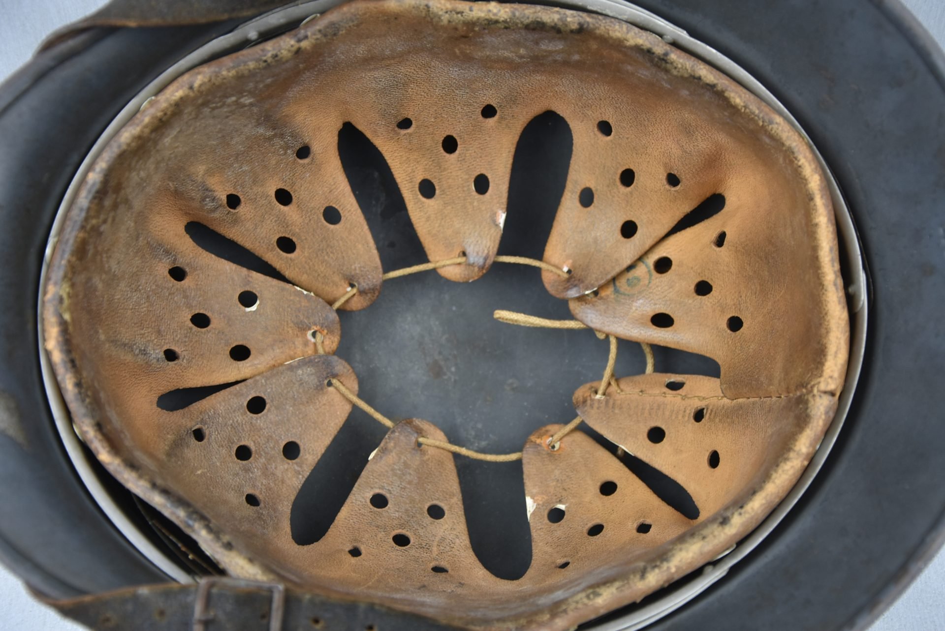 M35 Luftwaffe double decal steel helmet SE68 — image 12