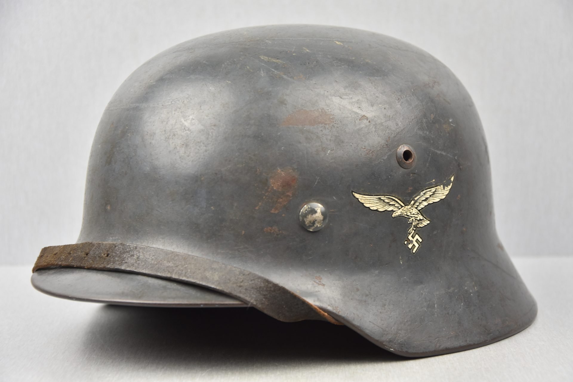M35 Luftwaffe double decal steel helmet SE68 — image 8