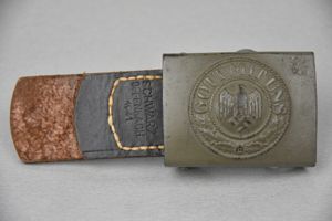 RARE army (Heer) belt buckle with black tab by Schwarz …