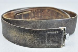 Wehrmacht/Waffen-SS early leather equipment belt 1937