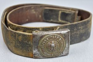 Complete army (Heer) belt buckle set by Julius Kremp 1942/43