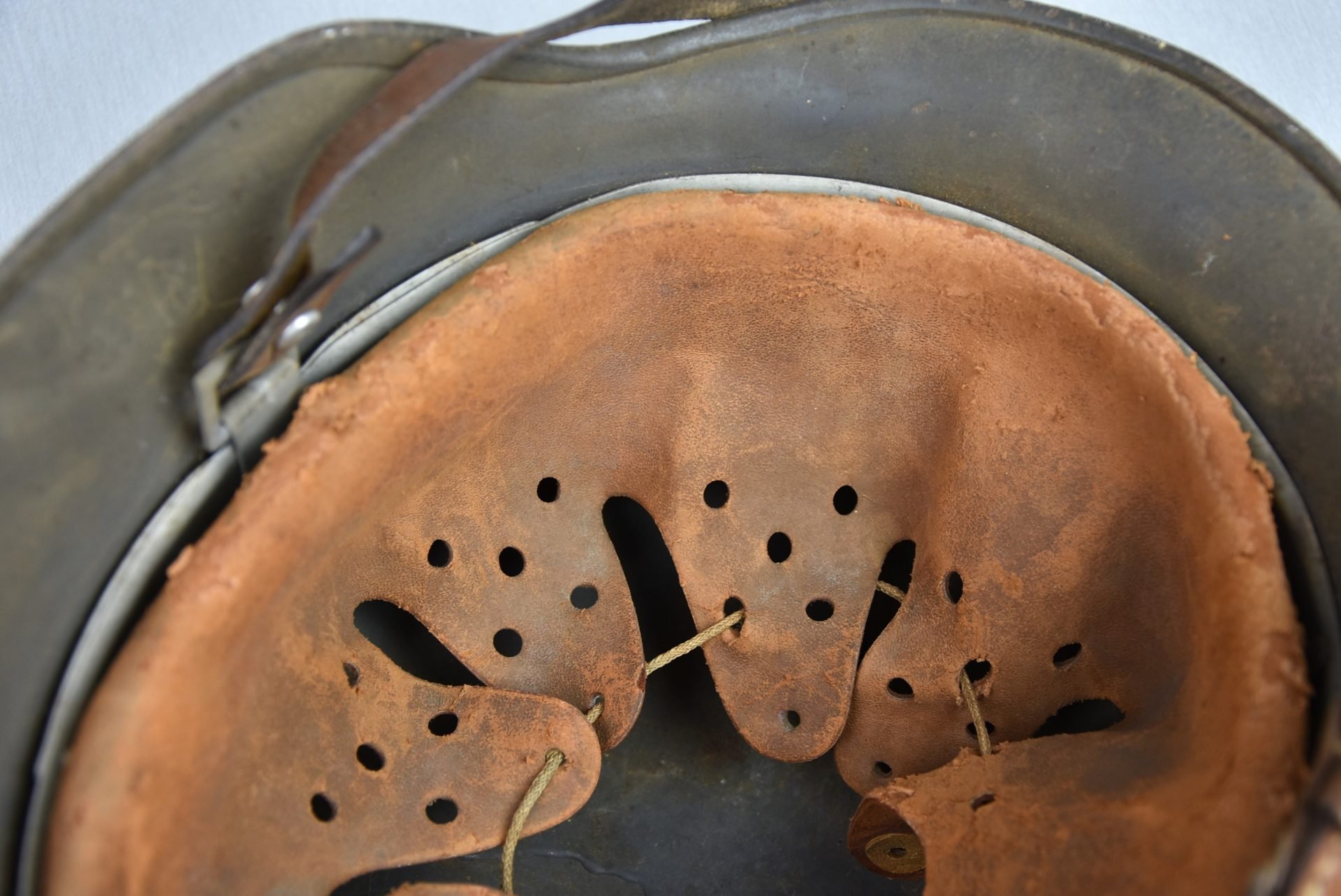 M35 Luftwaffe double decal steel helmet Q66 — image 12