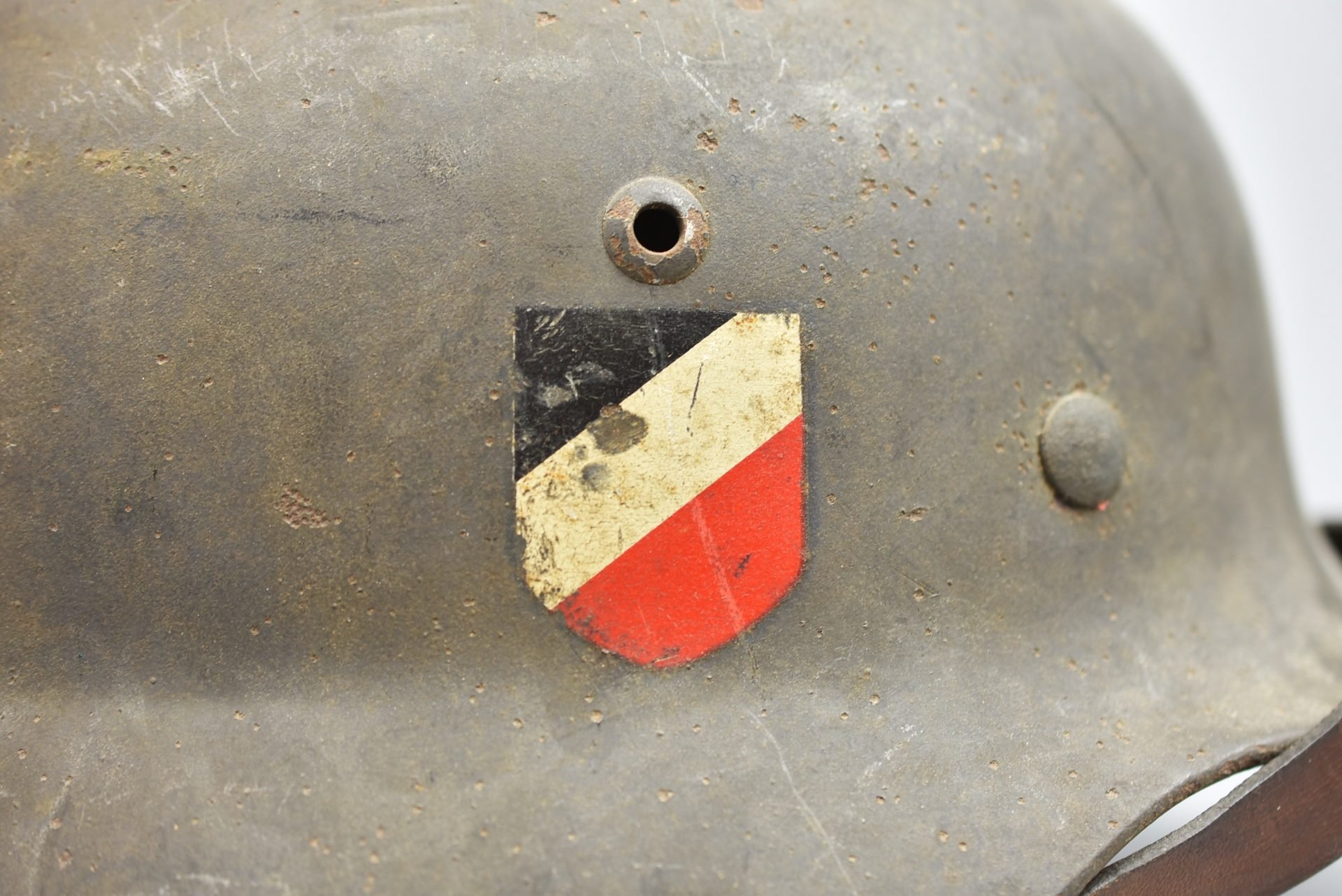 M35 Luftwaffe double decal steel helmet Q66 — image 8