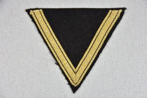 Waffen-SS tropical Sturmmann rank chevron