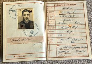 WW2 German Soldier Wehrpass, 74 Pz. Gren. Panzer Mayer regiment …