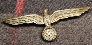 WW2 German Wehrmacht, Kriegsmarine Officer summer tunic Eagle, complete