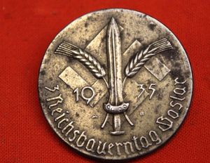 1935 German Farmers Day Badge, Tinnie