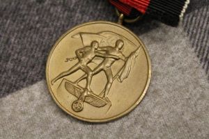 German Sudetenland Medal in vgc for age