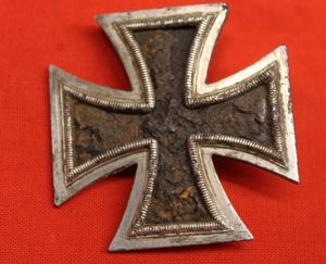 WW2 German 1st Class Iron Cross in relic condition