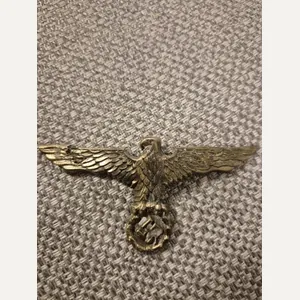 WW2 German Kriegsmarine DAK pith helmet badge