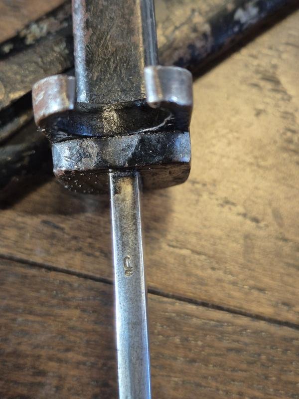 WW1 GERMAN K98 M1916 LAST DITCH ERZATZ BAYONET — image 2