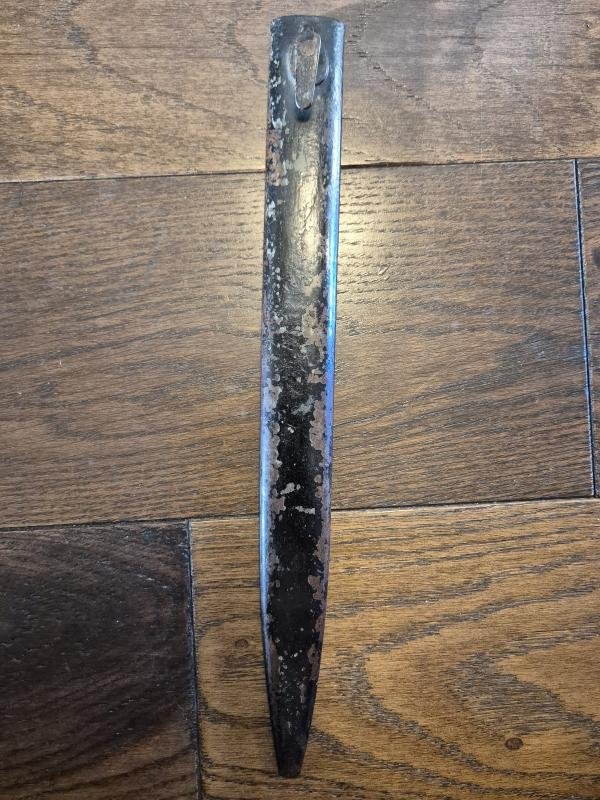 WW1 GERMAN K98 M1916 LAST DITCH ERZATZ BAYONET — image 3