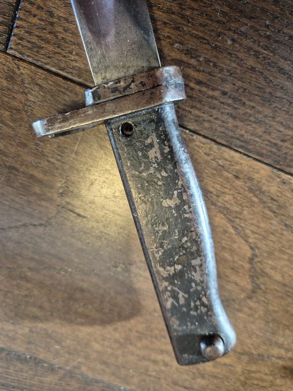 WW1 GERMAN K98 M1916 LAST DITCH ERZATZ BAYONET — image 4