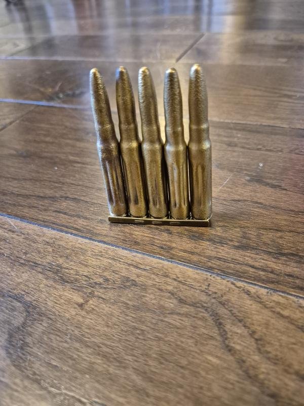 1939 dated German Gewehr K98 practice rounds 5 in total — image 2