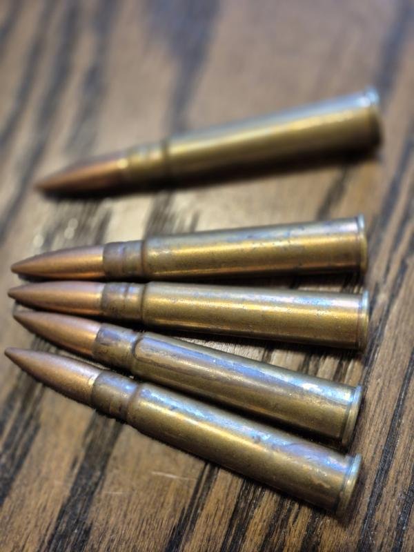 Box of 32 Lee Enfield 303 Cartridges all dated 1943 — image 3