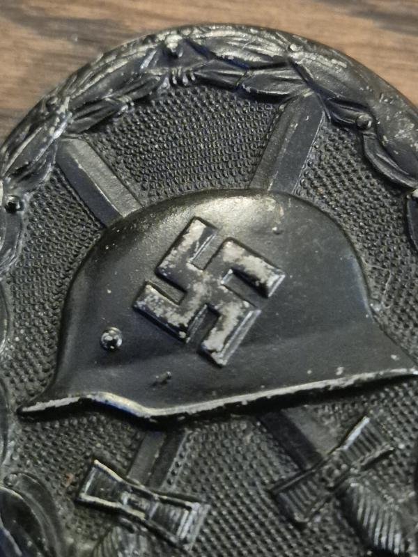 WW2 German Army 3rd class black wound badge — image 2