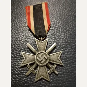 WW2 German Silver Cross with Swords (Kriegsverdienstkreuz mit Schwertern)