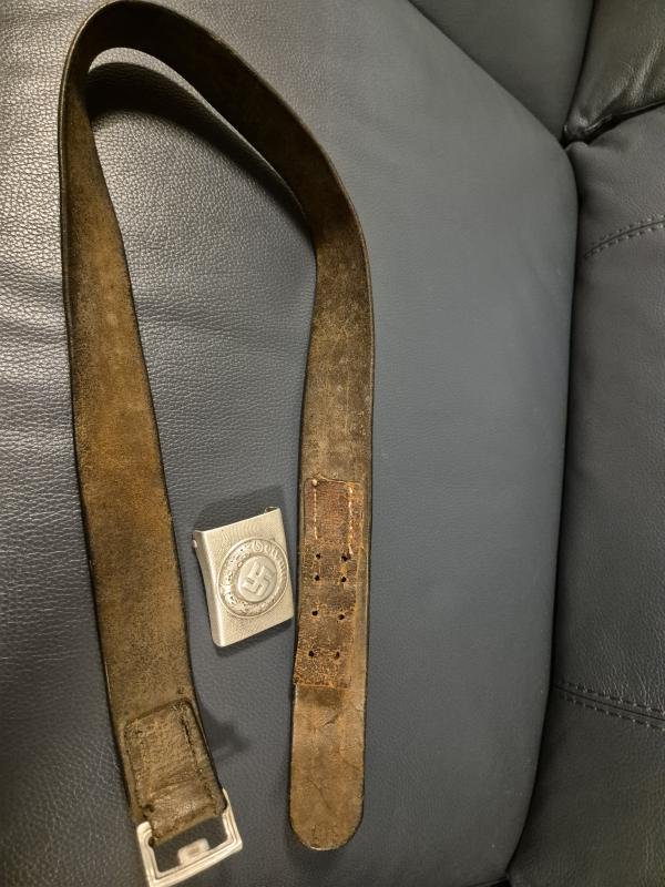 German 3rd Reich Police belt with buckle J.F.S. maker for Josef Feix und Sohne — image 4