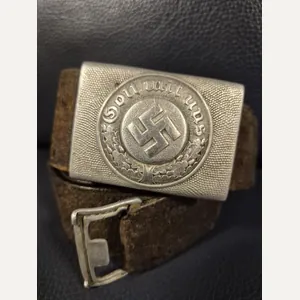 German 3rd Reich Police belt with buckle J.F.S. maker for …