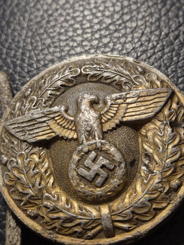 German NSDAP Political Leaders Belt Buckle. M4/39 maker for Assmann — image 3