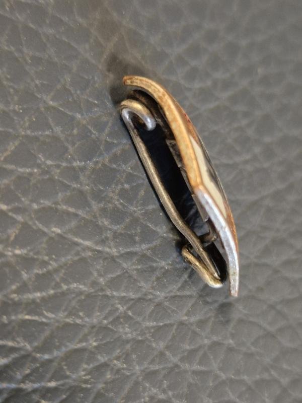 Original German WWII Hitler Youth (Hitlerjugend or HJ) cap badge. — image 2