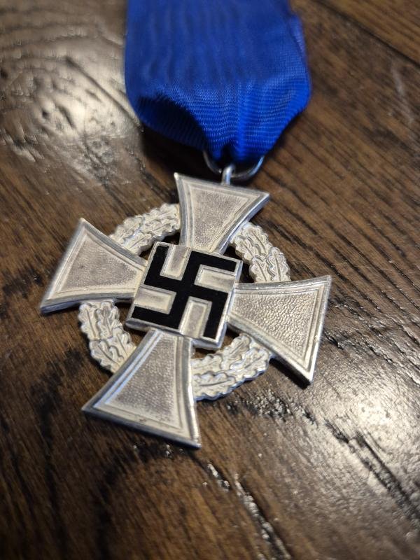 WW2 GERMAN 25 YEAR FAITHFUL SERVICE CROSS — image 5