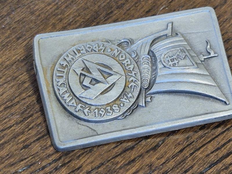 German WWII SA Sports Competition Tinnie 1938, Nordsee — image 2