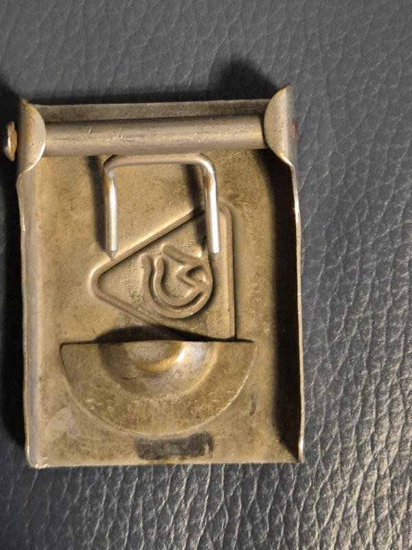 WW2 GERMAN DRAGER FACTORY POLICE OR GUARDS BELT BUCKLE — image 3