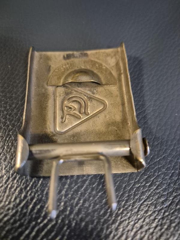 WW2 GERMAN DRAGER FACTORY POLICE OR GUARDS BELT BUCKLE — image 4