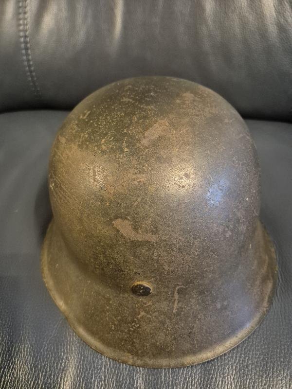WW2 GERMAN M42 HELMET SINGLE DECAL. SIZE 64. ATTIC FOUND — image 3