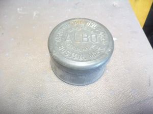 USA WW2 TIN WHITE BLANCO - MP / PARADE USE