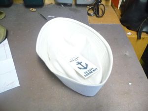 US NAVY WHITE SAILOR HAT - REPRO