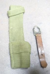 BRITISH WW2 P1937 BAYONET FROG & LEATHER TAB for No4 …