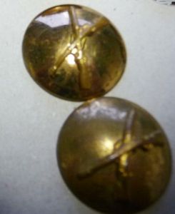 USA WW2 ENLISTED INFANTRY COLLAR INSIGNIA