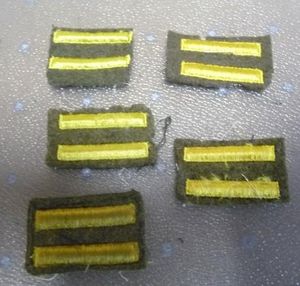 USA WW2 CLOTH OVERSEAS SERVICE STRIPES INSIGNIA