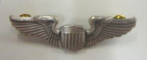 USA. WW2 USAAF PILOT WINGS - Reproduction.