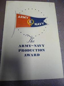USA WW2 E AWARD PAPERWORK