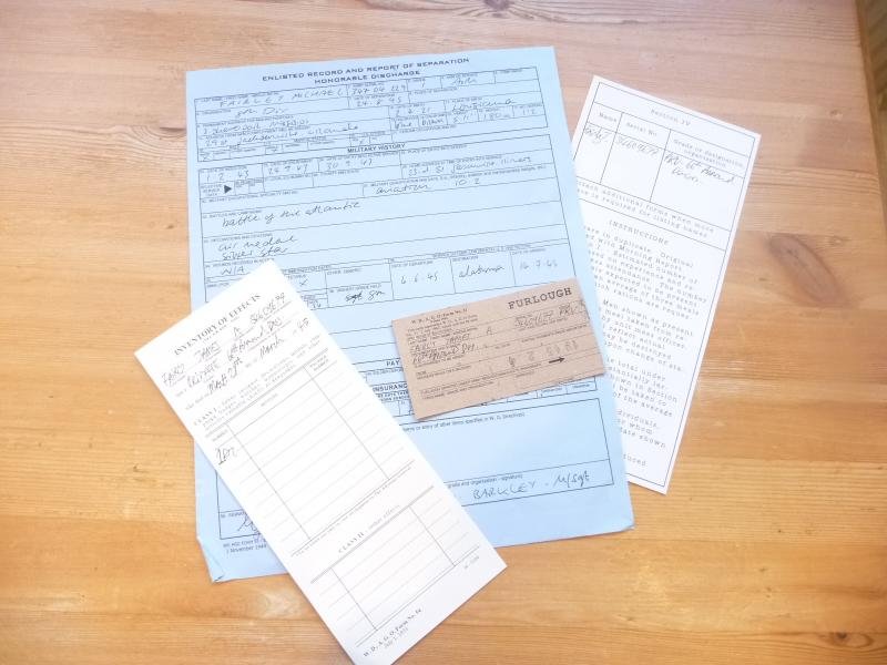 USA REPRINT OFFICIAL PAPERWORK - ARMY FORMS, PASSES ETC — image 3
