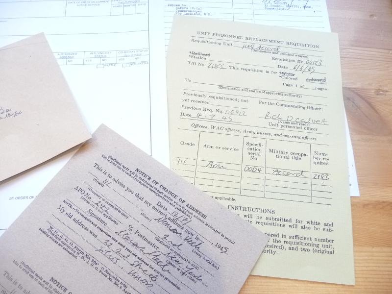 USA REPRINT OFFICIAL PAPERWORK - ARMY FORMS, PASSES ETC — image 5