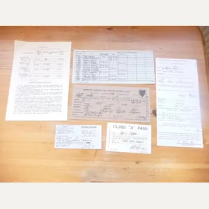 USA REPRINT OFFICIAL PAPERWORK - ARMY FORMS, PASSES ETC