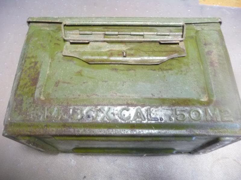 USA WW2 .50 CALIBRE MG AMMUNITION TIN — image 3