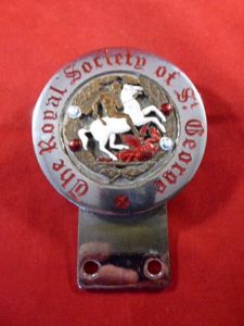 Rare Vintage The Royal Society of St George Enamel & …